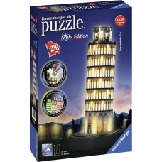 Ravensburger 3D puzle Pizas tornis ar gaismu, 216 gab., 10+