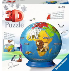 Ravensburger Apaļā puzle Globuss, 72 gabali, no 6 gadiem