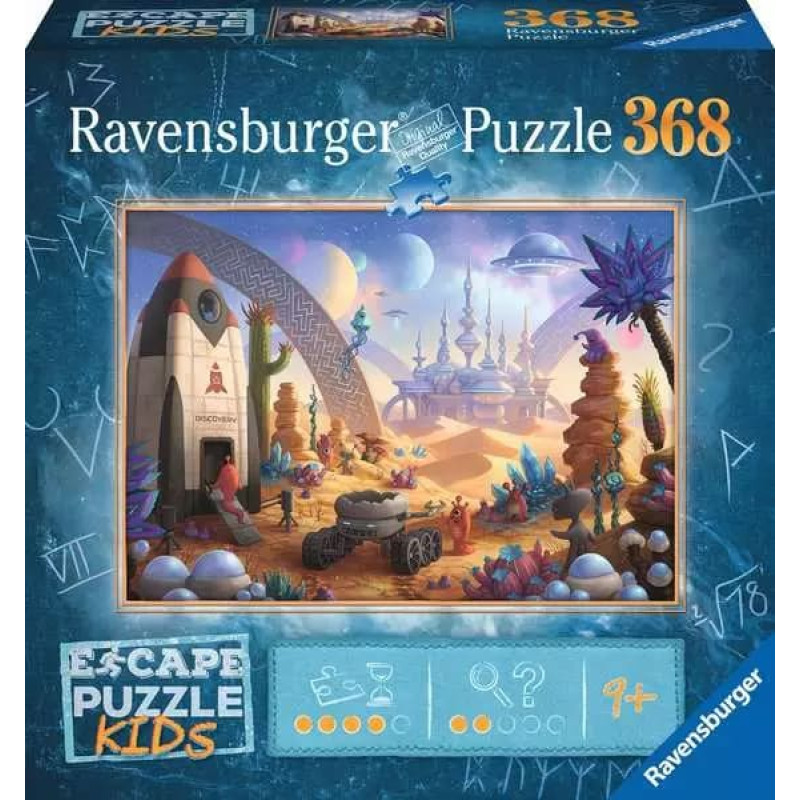 Ravensburger Puzle Escape, 368 detaļas: Kosmiskā vētra (9+)