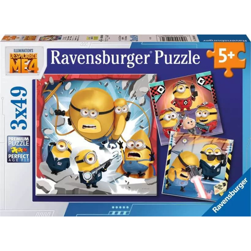 Ravensburger Puzle 3x49 gab. Es, riebīgais 4