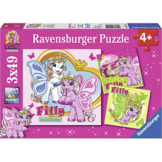 Ravensburger Puzle 3x49 gab. Filly