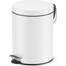 Hailo Atkritumu tvertne ar pedāli Selekta S / 5L / matēti balta