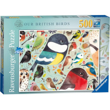 Ravensburger Puzle 500 Matt Sewell: Mūsu britu putni
