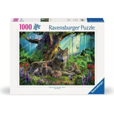 Ravensburger Puzle 1000 Vilki mežā