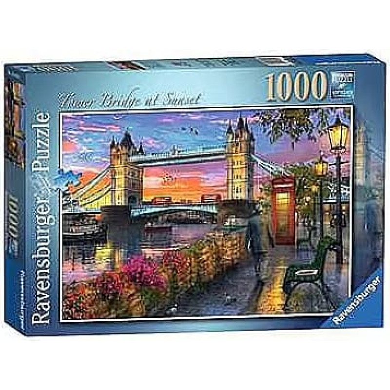 Ravensburger Puzle R 1000 Taueras tilts saulrietā