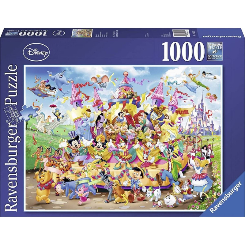 Ravensburger Puzle R 1000 Disneja karnevāls
