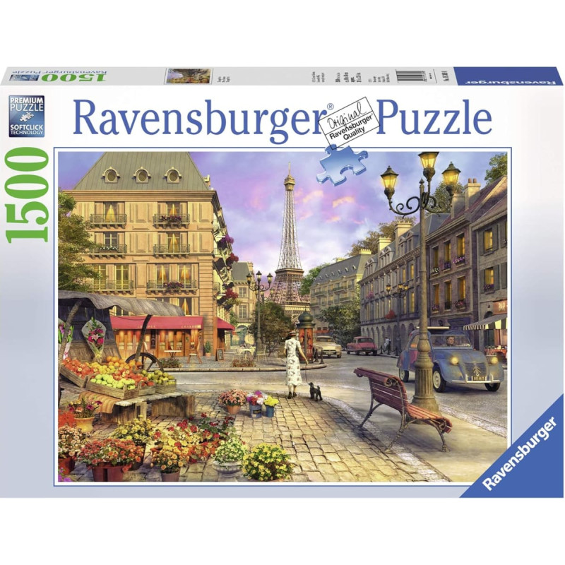 Ravensburger Puzle 1500 Retro Parīze