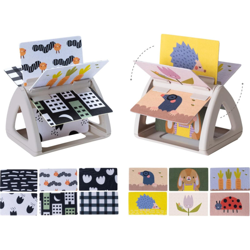 Taf Toys aktivitā&scaron;u rotaļlieta Tummy Time Spinning Book