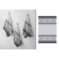 ŚCIERKA 40X60 ŻAKARDOWA CARINO 003 ŻÓŁTY BAW.