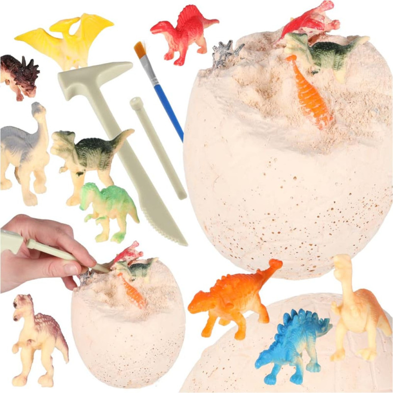 Dinozauri izrakumi dinozauru ola 12 figūriņas arheoloģiskais komplekts