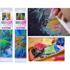 MOZAIKA DIAMENTOWA HAFT 30X40 MIX WZORÓW