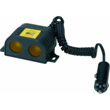 Bottari Dubultā auto piepīpētāju ligzda ar pagarināmu kabeli 12V/24V "TWO SOCKETS"