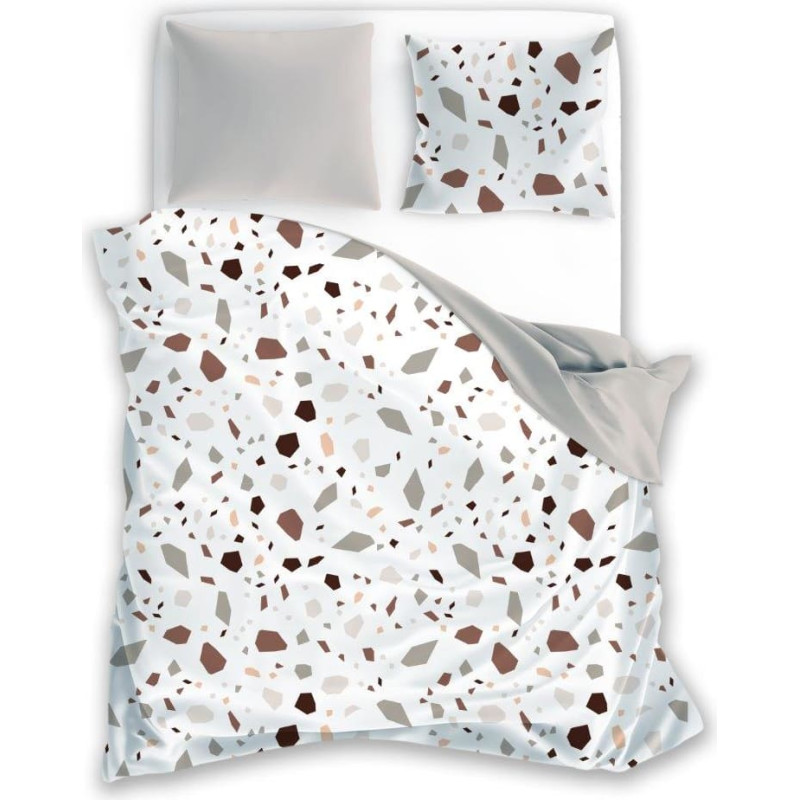 POŚCIEL KPL.160X200+2x70X80 BOHO 001 SATYNA BAW.