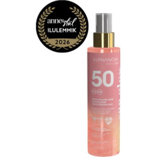 Alphanova Sun DAILY SPF50 saules aizsargeļļa ar mirdzuma daļiņām, ar aveņu sēklu eļļu un Mono&iuml; aromātu, 125 ml