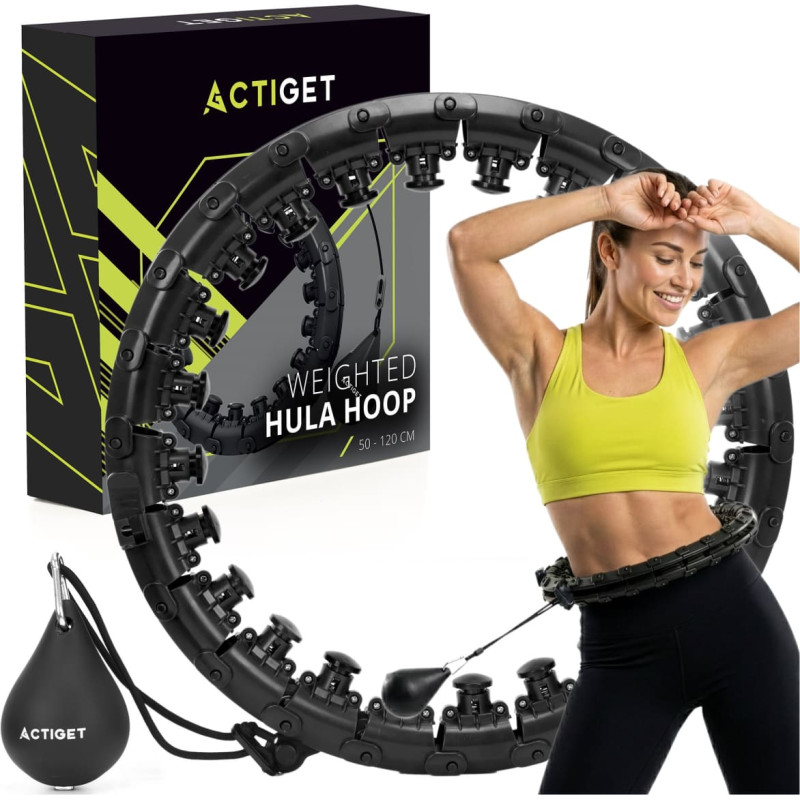 Springos Hula Hoop riņķis ar svaru ACT0136