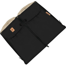 Two-parts hand muffs Nordico black