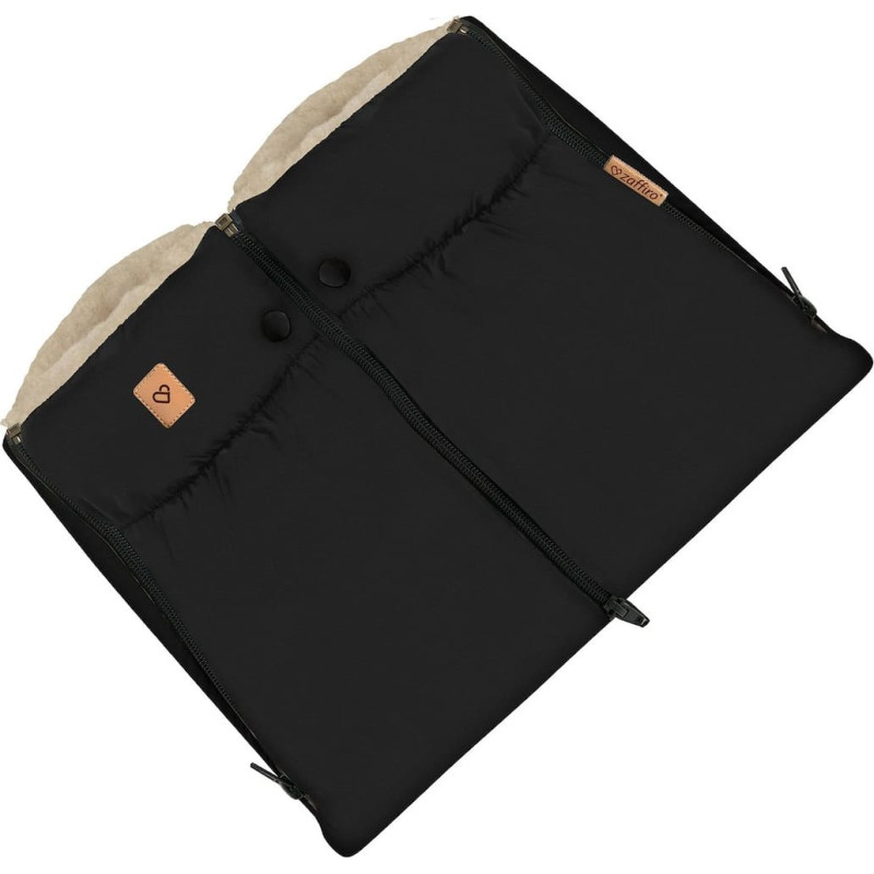 Two-parts hand muffs Nordico black