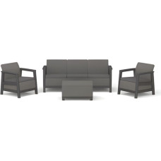 Keter Dārza mēbeļu komplekts Scandi Linea 3 Seater Set pelēks