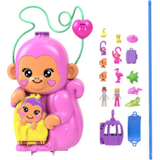 Polly Pocket Lielais valkājamais komplekts &ndash; Monkey Mama