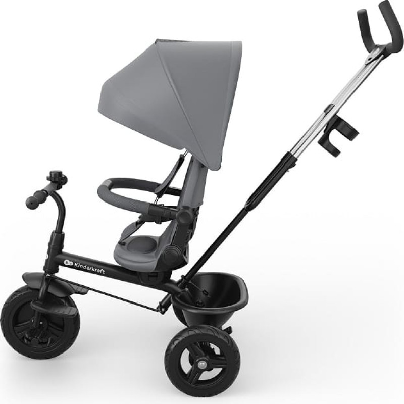 Kinderkraft trīsritenis ASTON 2 PLUS Grey