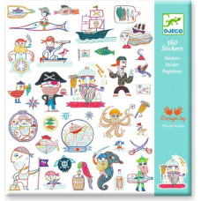 Djeco 160 uzlīmes &ndash; Pirātu uzbrukums