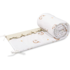Sensillo CRIB BUMPER COTTON UNICORN BEIGE