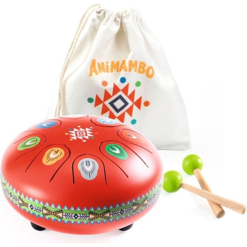 Djeco Animambo Mūzikas instruments - Sarkanā zvanga (8 notis)
