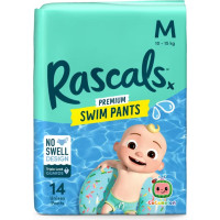 Rascal And Friends RASCALS peldbikses-autiņbiksītes COCOMELON, M izmērs, 10-15 kg., 14 gab., 93718