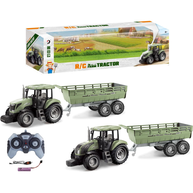 Puldiga juhitav traktor