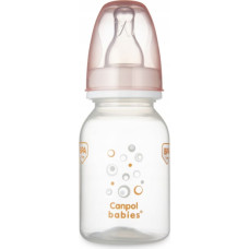 Canpol 59/098 Butelka 130ml dekorowana (BPA 0%) smoczek 0m+