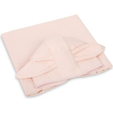 Sensillo BATH PONCHO WAFFLE PINK 70X60