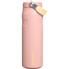 Stanley Termopudele ar salmiņu The IceFlow Bottle Flip Straw 2.0 0,71L persiku rozā