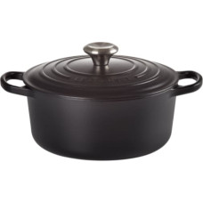 Le Creuset Čuguna katls apaļ&scaron; &Oslash;24cm / 4,2L matēts melns