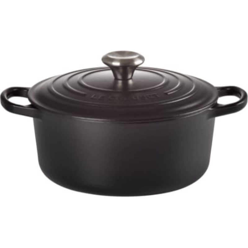 Le Creuset Čuguna katls apaļ&scaron; &Oslash;24cm / 4,2L matēts melns