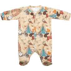 Baby In World BABY 01393 Pajac niemowlęcy dł rękaw Boho Boy 56/62