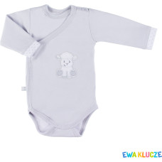 Ubranka EWA 852762 NEWBORN Body REGL DŁ szary 50