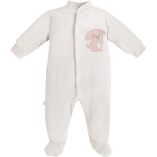 Ubranka EWA 930057 NEWBORN Pajac welur ecru 56