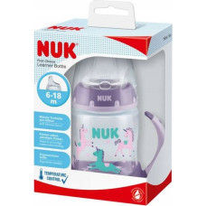 NUK ZE-105 Zestaw FC Butelka 150ml z uchwytami i wskaźnikiem temperatury+ustnik silikonowy niekapek gratis