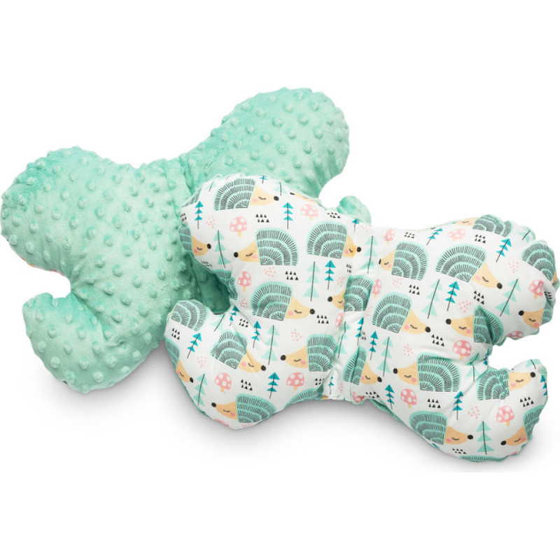 Sensillo BUTTERFLY PILLOW - HEDGEHOGS MINT