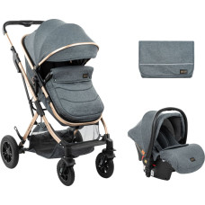 Stroller 3in1 transf. seat Kaia Dark Grey