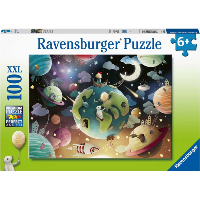 Ravensburger Puzzle Planet Playground 100 Pc Puzzle 12971