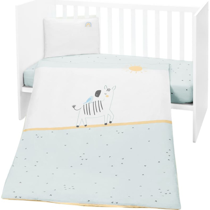 Bedding set 3pcs Stripy Friends