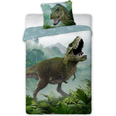 BEDDING SET 160X200+70X80 COTTON.T-REX 002 GREEN YOUTH.