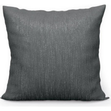 CUSHION COVER 40X40CM P4040CSN DARK GREY WITH SILVER THREAD