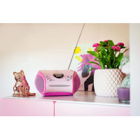 Lenco CD magnetola, rozā - SCD-24 Pink