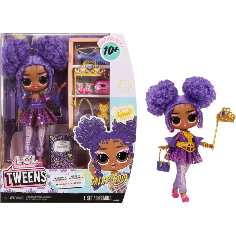 LOL 591672EUC L.O.L. Surprise Tweens Core Doll - Cassie Cool