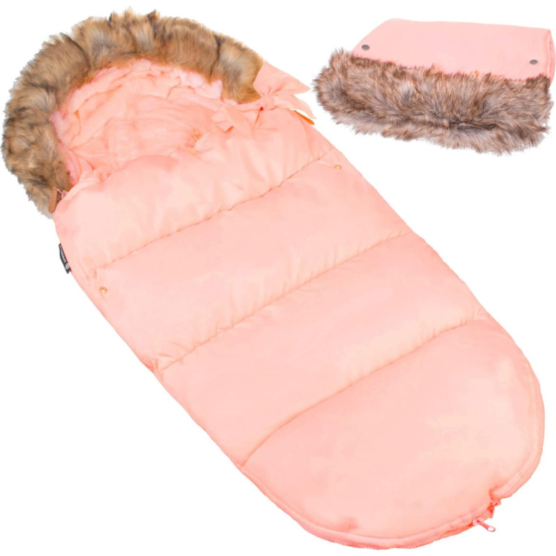 Springos Guļammaiss Springos SB0017, 4-in-1, ratiņiem, ragaviņām un kulbai, rozā