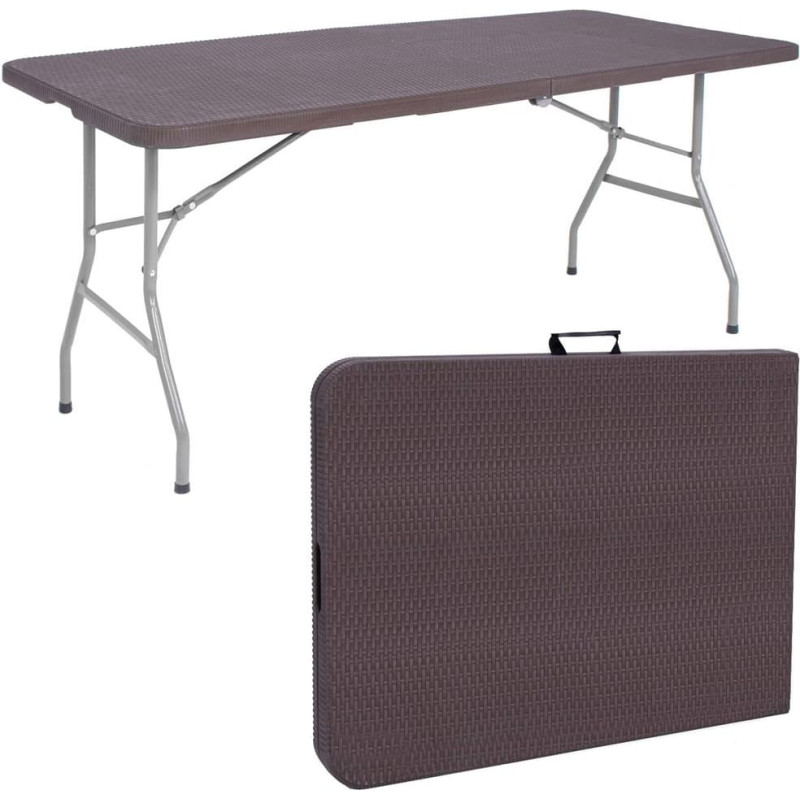 Springos Saliekams galds Springos GF0055 180cm brūns