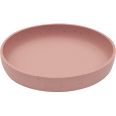 KIKKABOO Platinum silikona šķīvis Blush