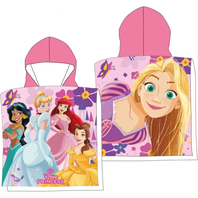 FAST DRY PONCHO 50X100 CM PRINCESS PRI36-5097 MICROFIBER